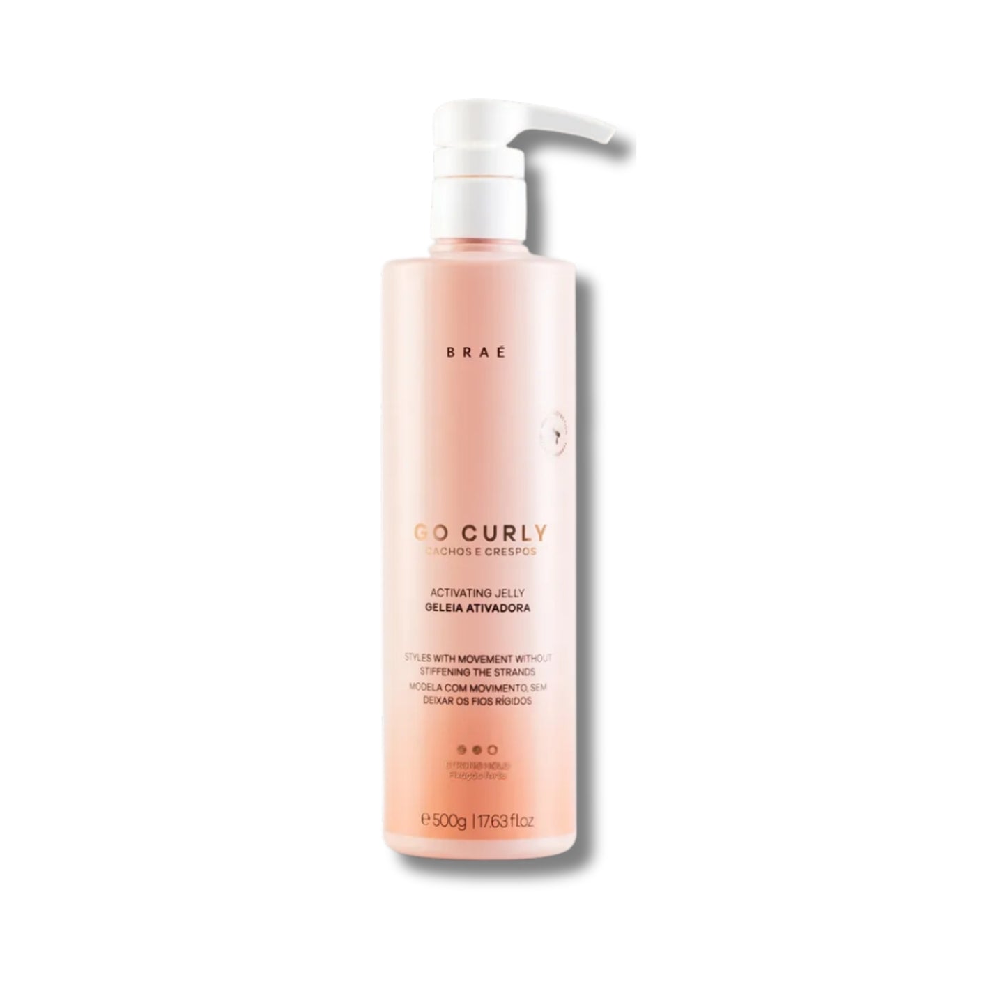 Leave-in Braé Go Curly Cachos e Crespos Geleia Ativadora para Cabelo Cacheado 500 g