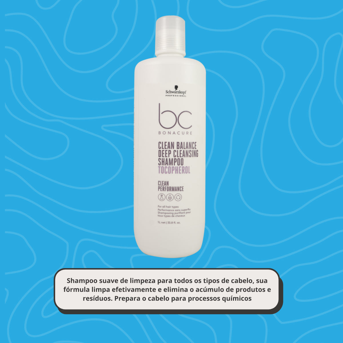 Kit Schwarzkopf Clean Balance 3 Shampoo 1 Litro