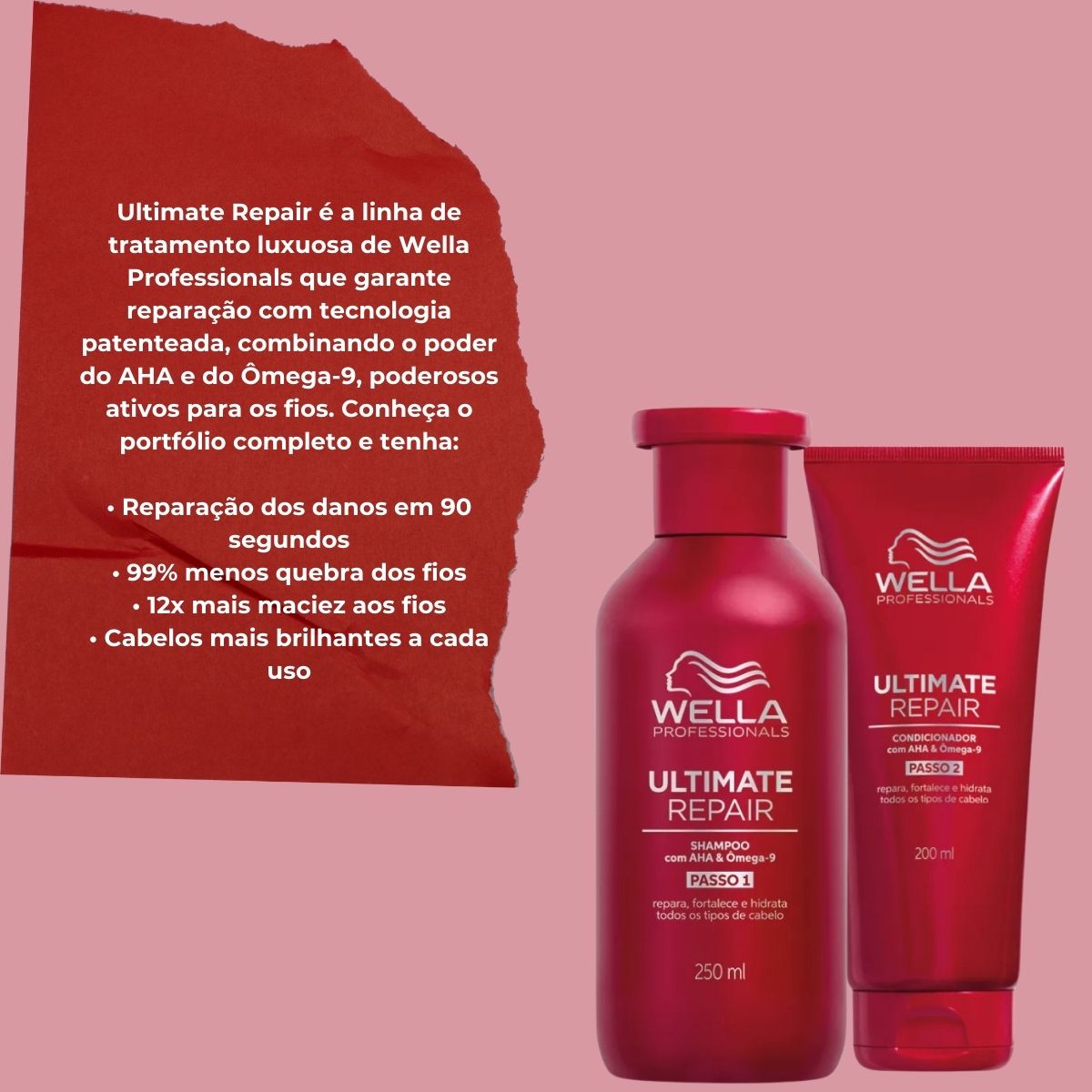 Kit Wella Ultimate Repair Home Care (2 Produtos)