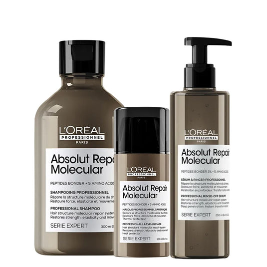 Kit Loreal Absolut Repair Molecular Home Care (3 Produtos)