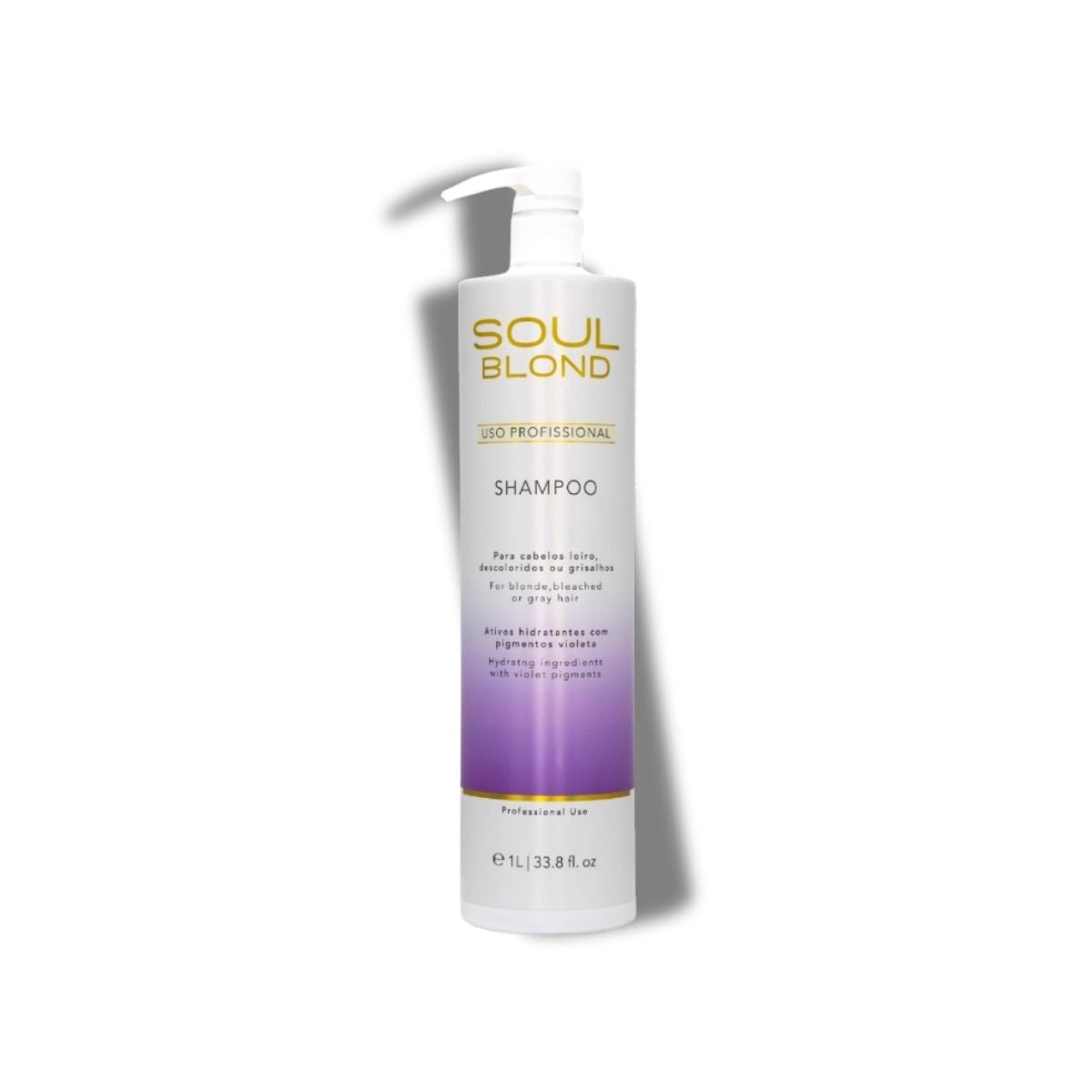 Shampoo Soul Blond Profissional Para Cabelos Loiros 1 Litro
