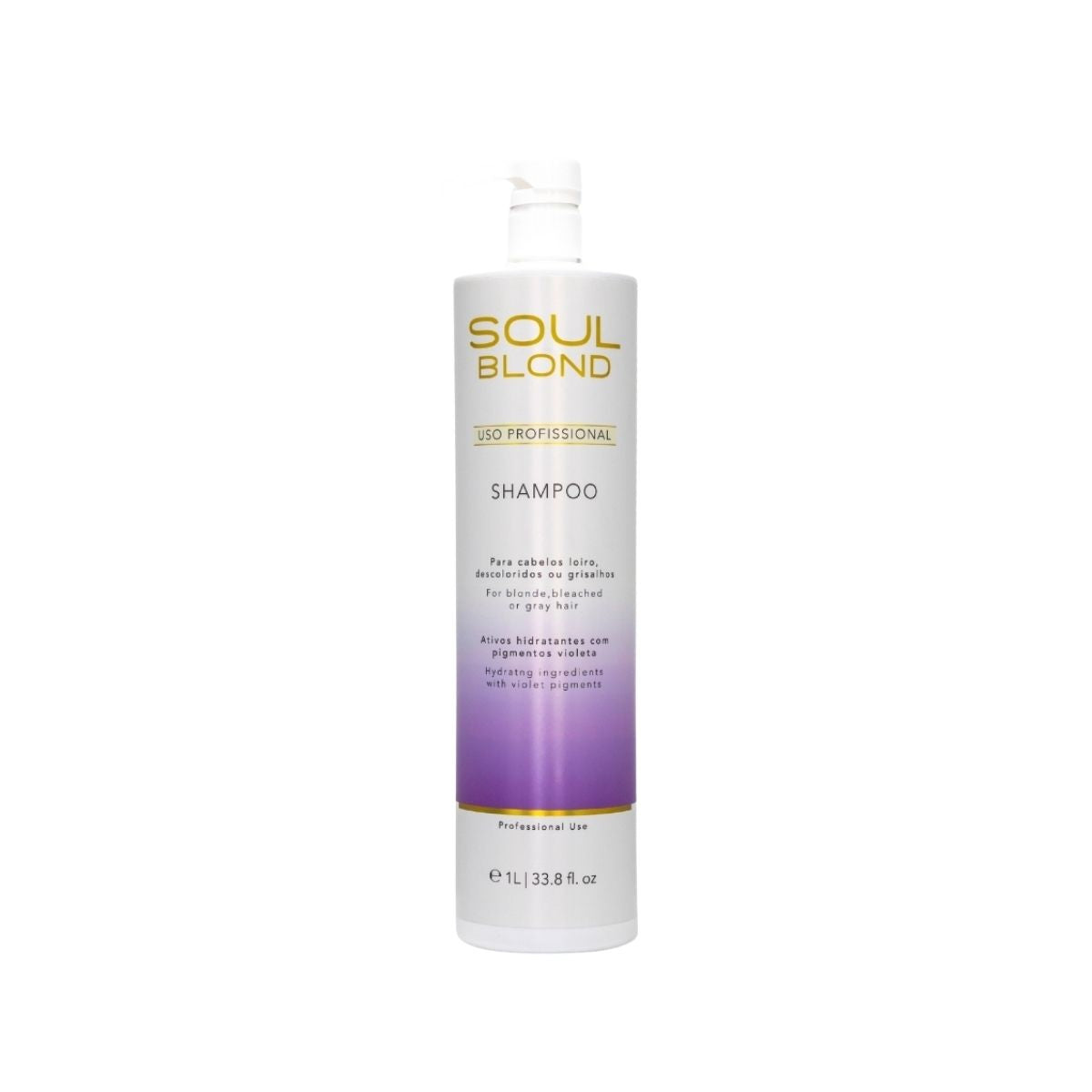 Shampoo Soul Blond Profissional Para Cabelos Loiros 1 Litro
