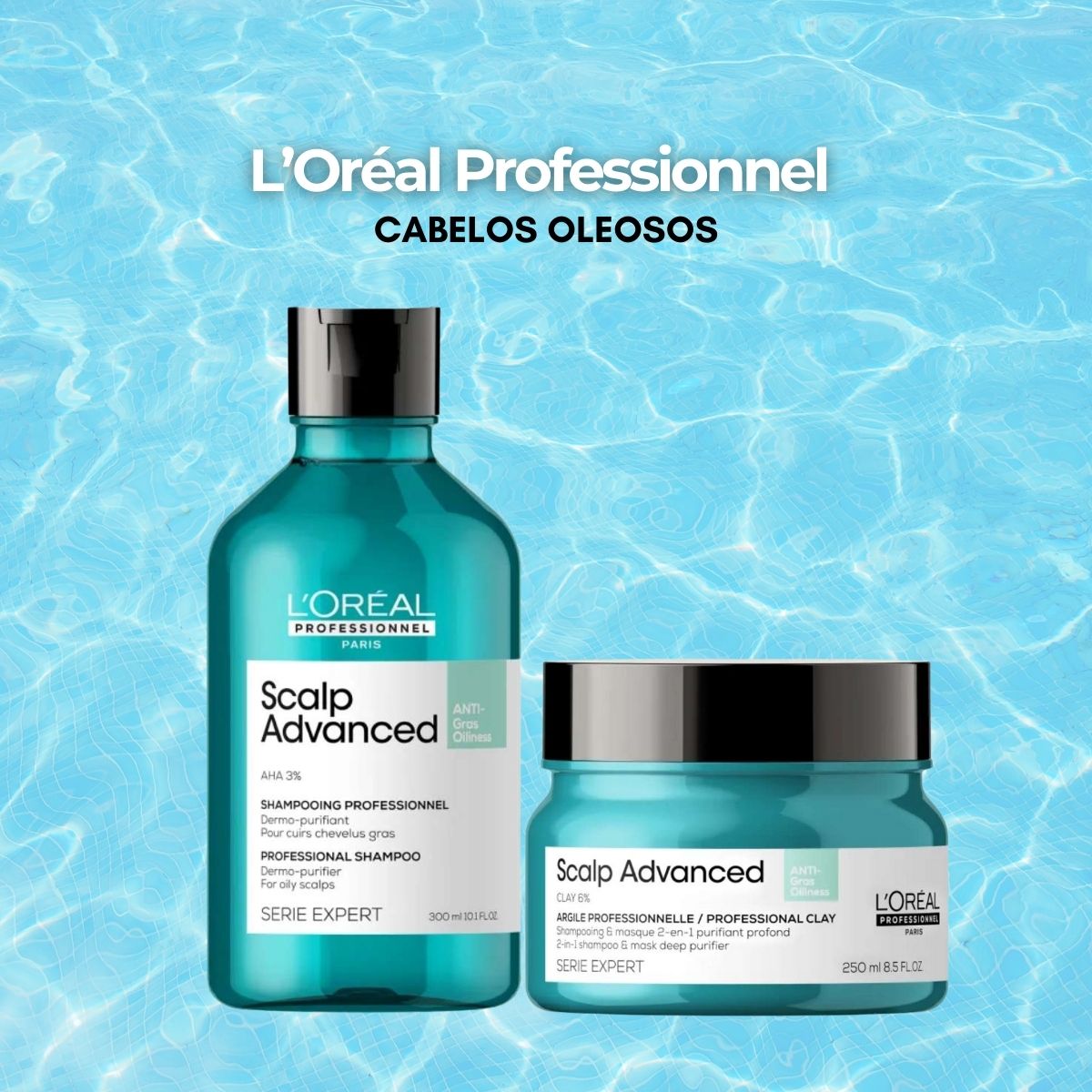 Kit Loreal Scalp Advanced Deep Purifier (2 Produtos)