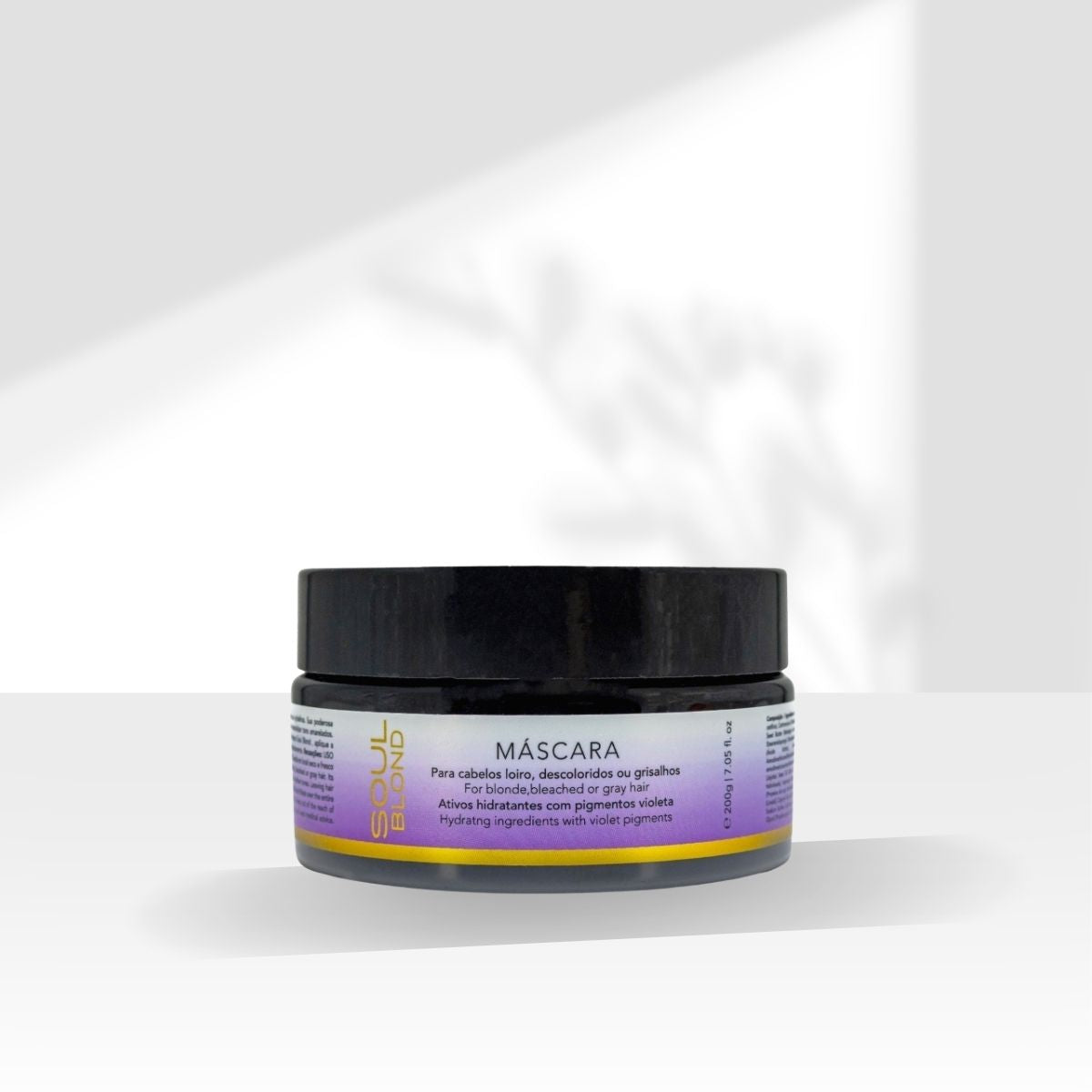 Máscara Soul Blond Para Cabelos Loiros Descoloridos 200 g
