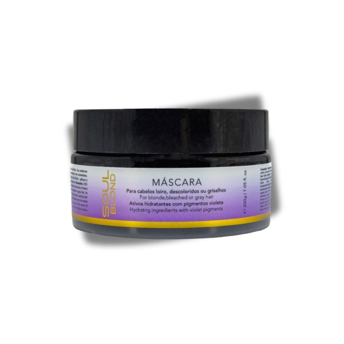 Máscara Soul Blond Para Cabelos Loiros Descoloridos 200 g