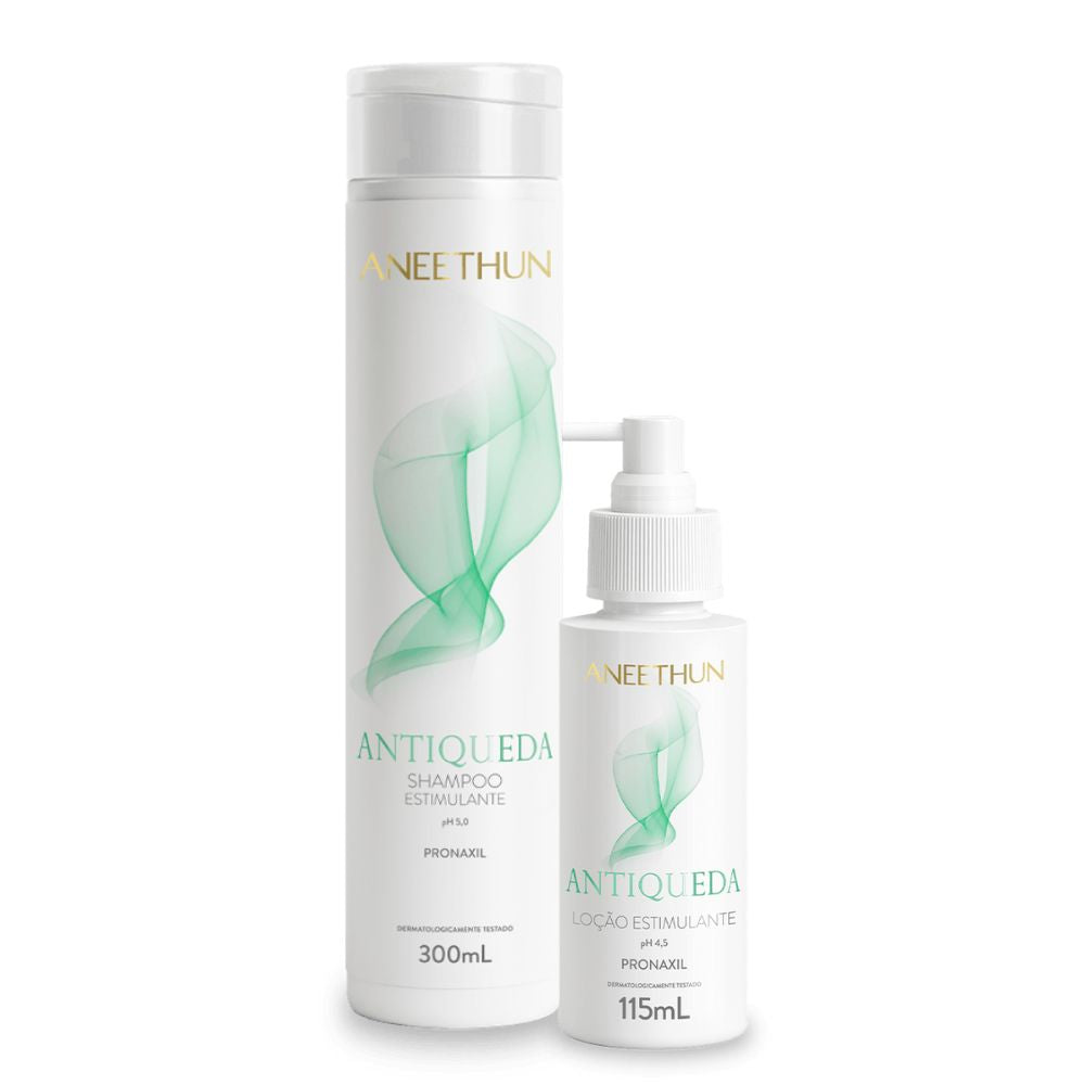 Kit Aneethun AntiQueda Shampoo 230 ml + Loção Estimulante 115 ml