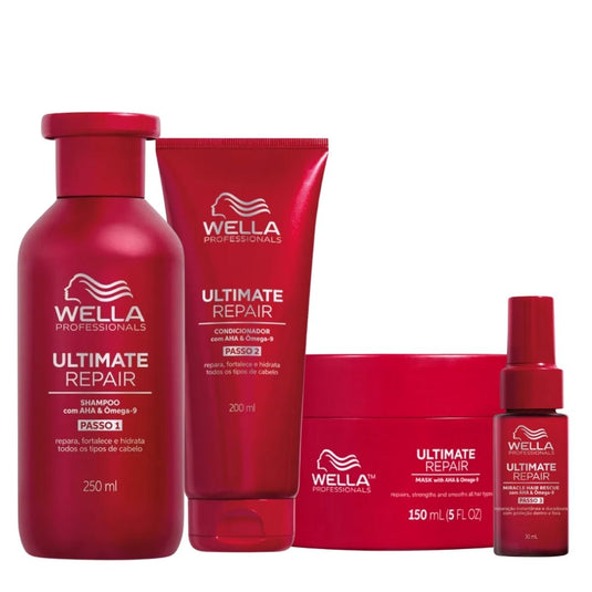 Kit Wella Ultimate Repair Home Care (4 Produtos)