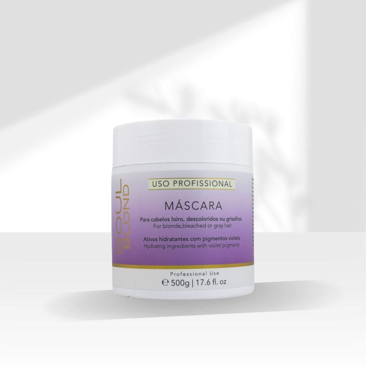 Máscara Soul Blond Profissional Para Cabelos Loiros 500 g
