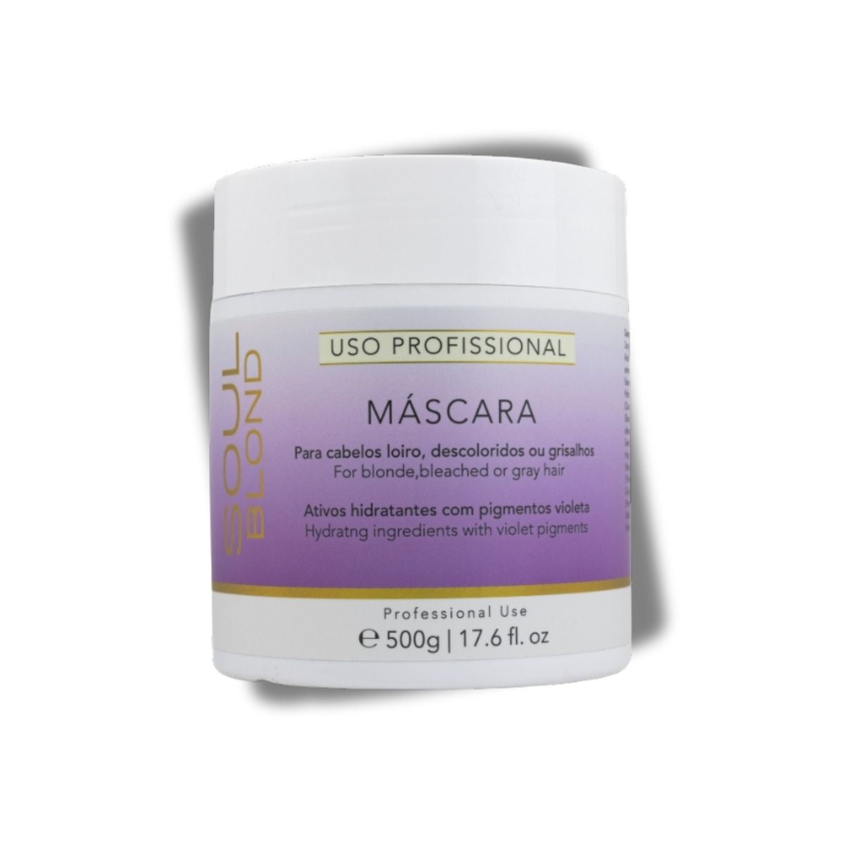 Máscara Soul Blond Profissional Para Cabelos Loiros 500 g