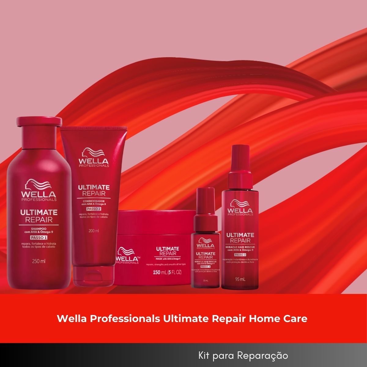 Kit Wella Ultimate Repair Home Care (5 Produtos)