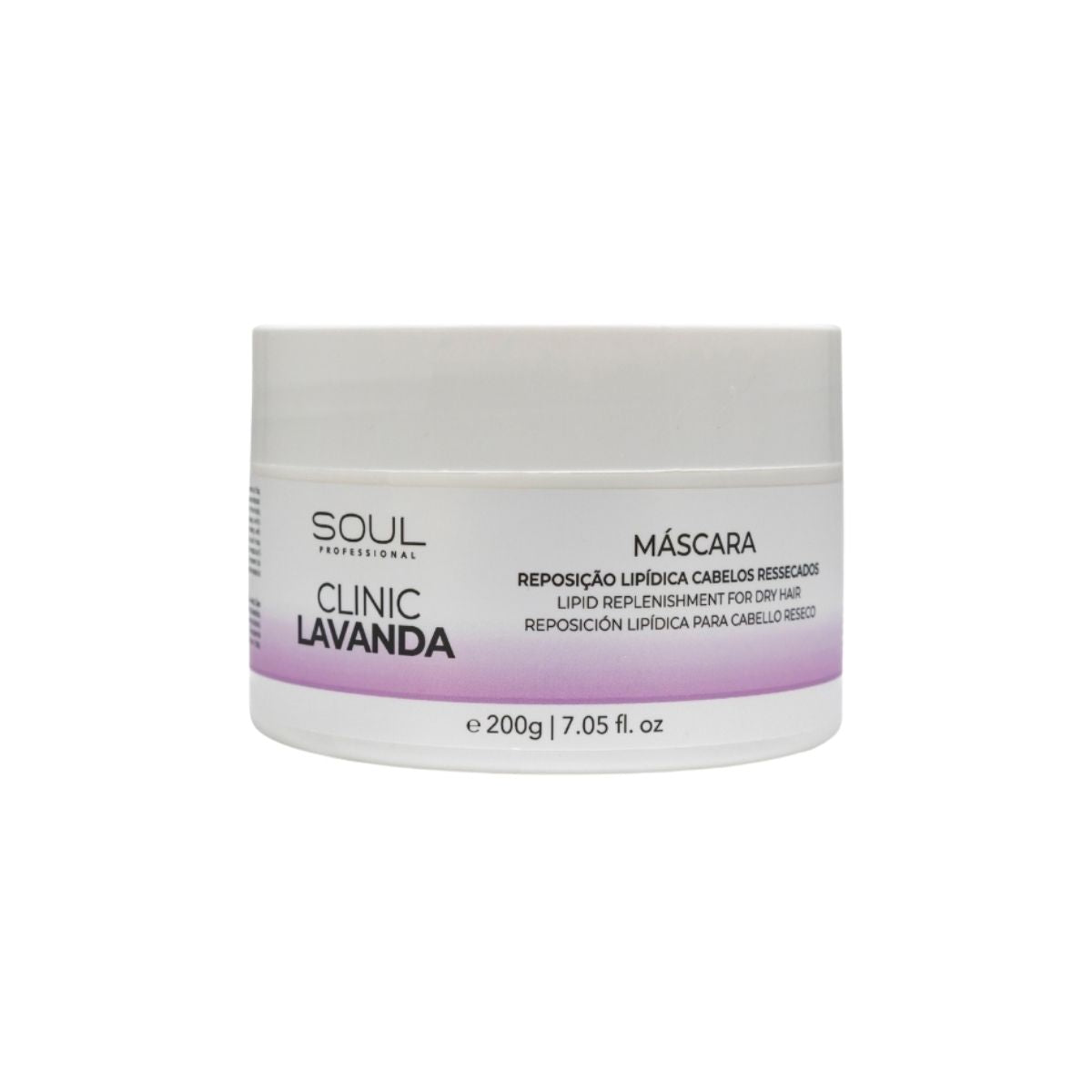 Máscara Soul Clinic Oleos Essenciais Lavanda 200 g