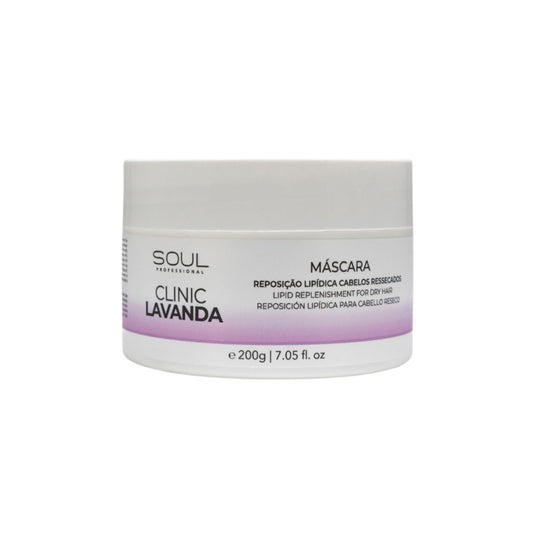 Máscara Soul Clinic Oleos Essenciais Lavanda 200 g