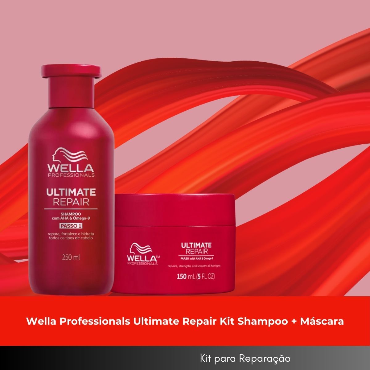 Kit Wella Ultimate Repair Shampoo e Máscara