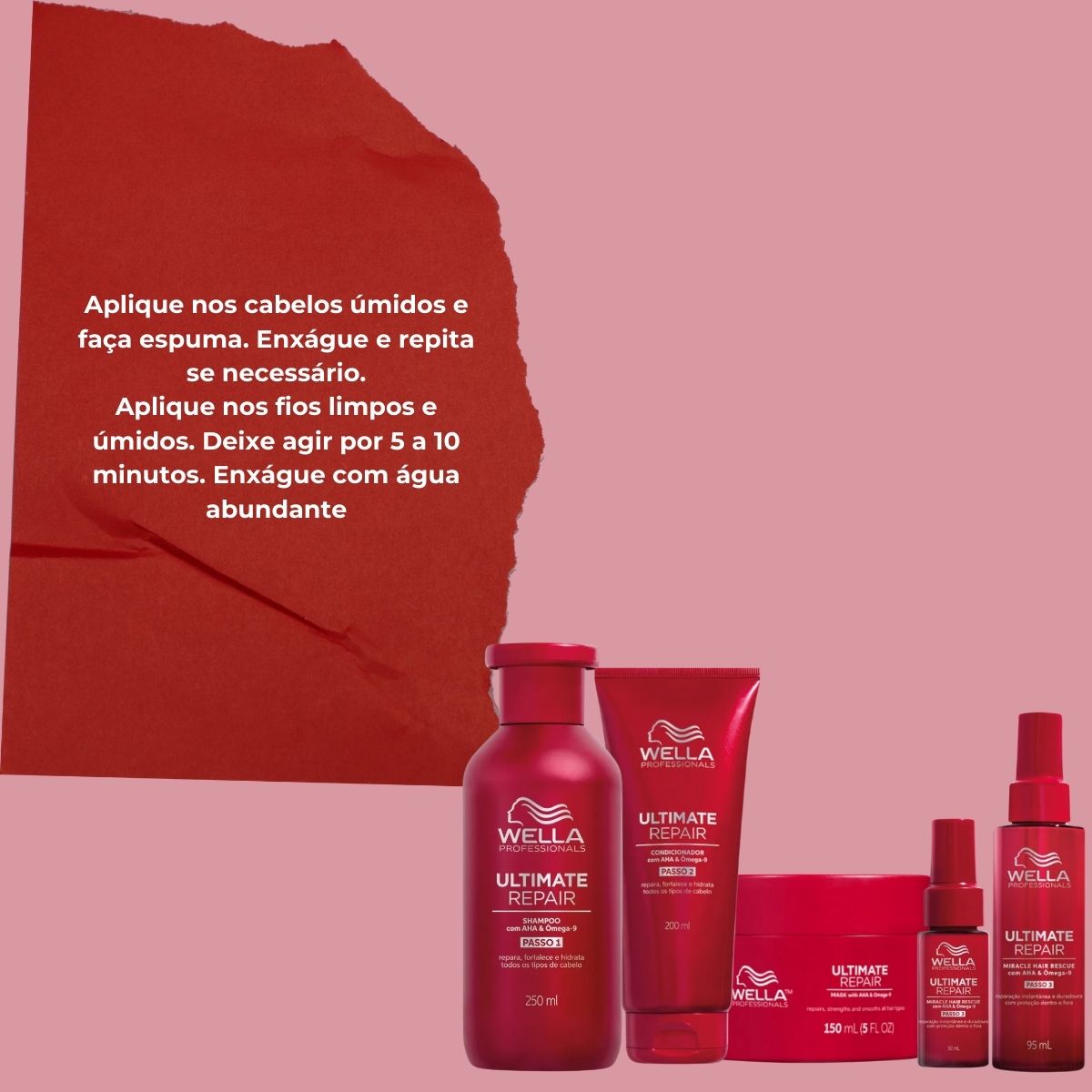 Kit Wella Ultimate Repair Shampoo e Máscara