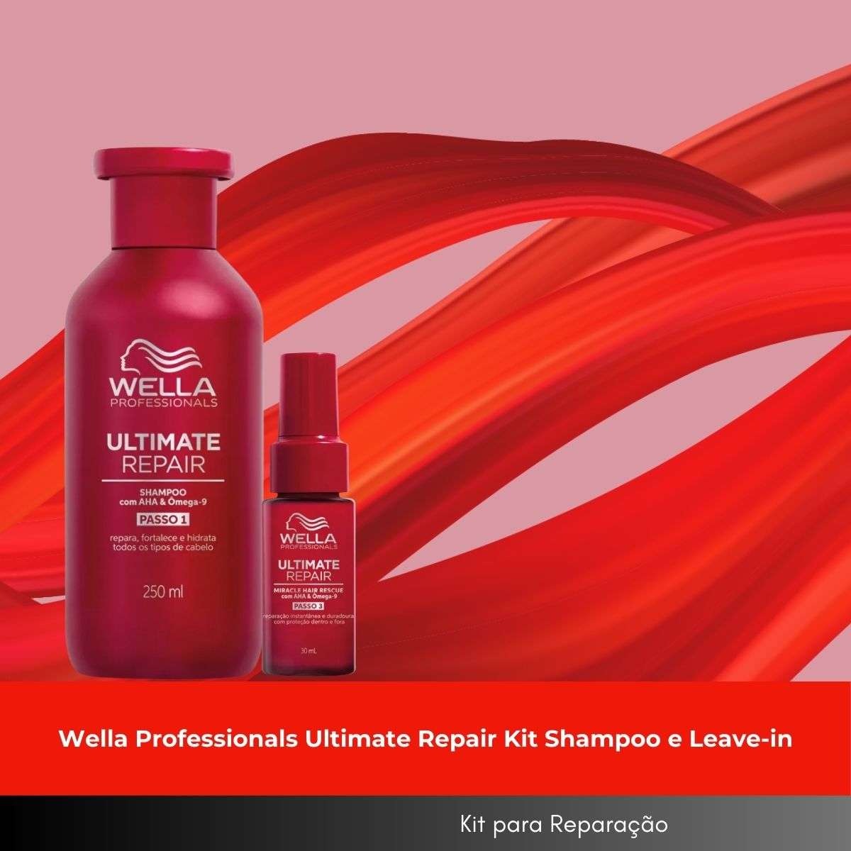 Kit Wella Ultimate Repair Shampoo e Leave-in