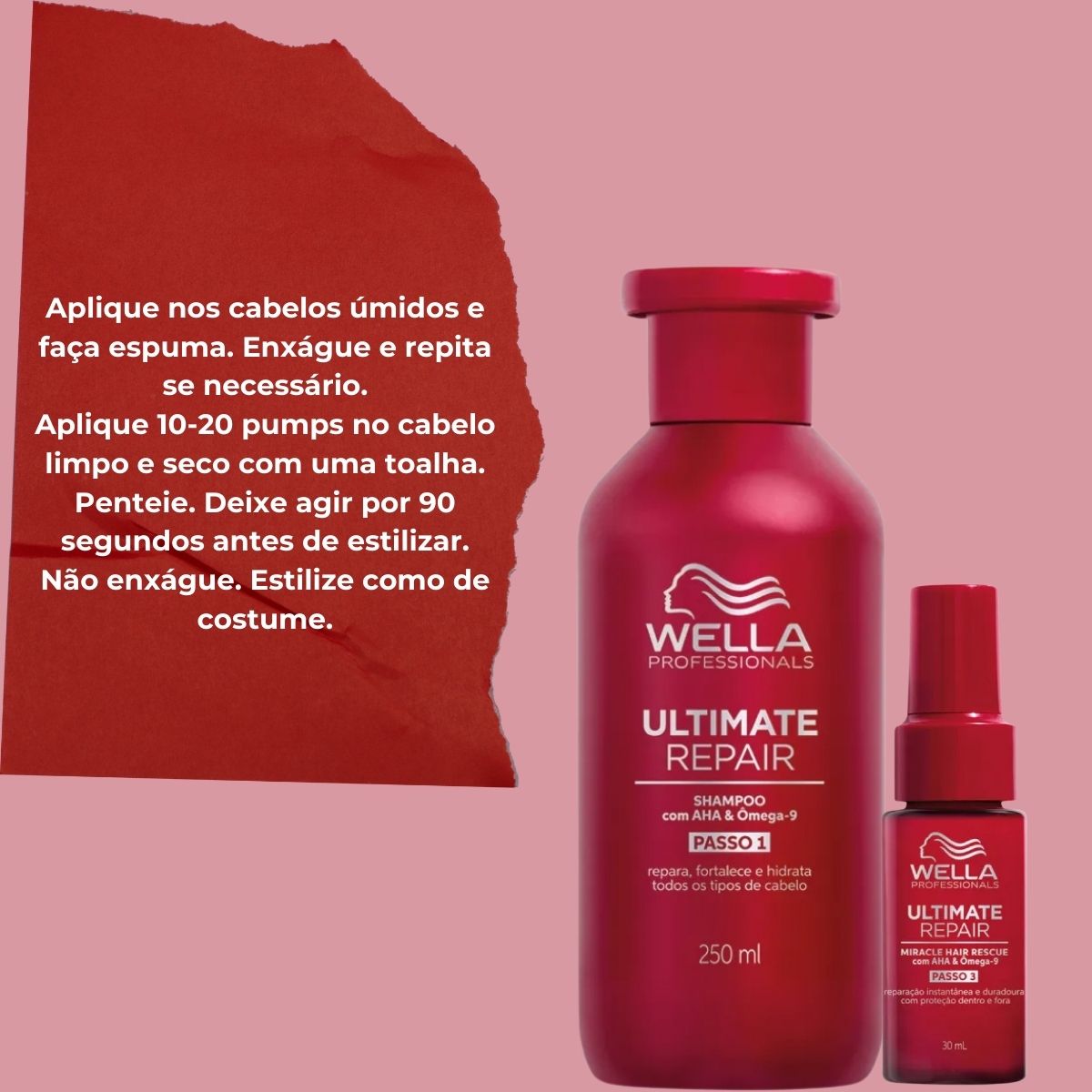 Kit Wella Ultimate Repair Shampoo e Leave-in