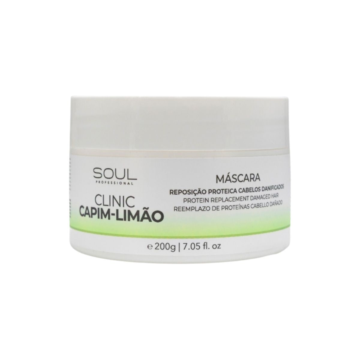 Máscara Soul Clinic Oleos Essenciais Capim Limão 200 g