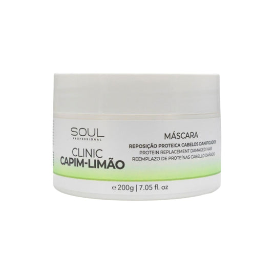 Máscara Soul Clinic Oleos Essenciais Capim Limão 200 g