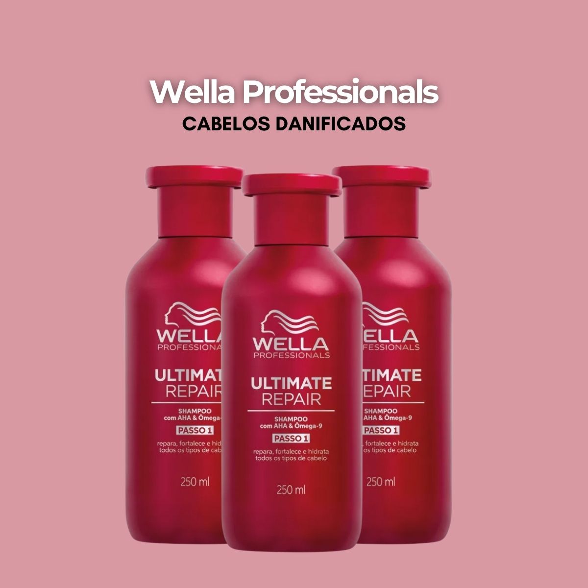 Kit Wella Ultimate Repair 3 Shampoo 250 ml