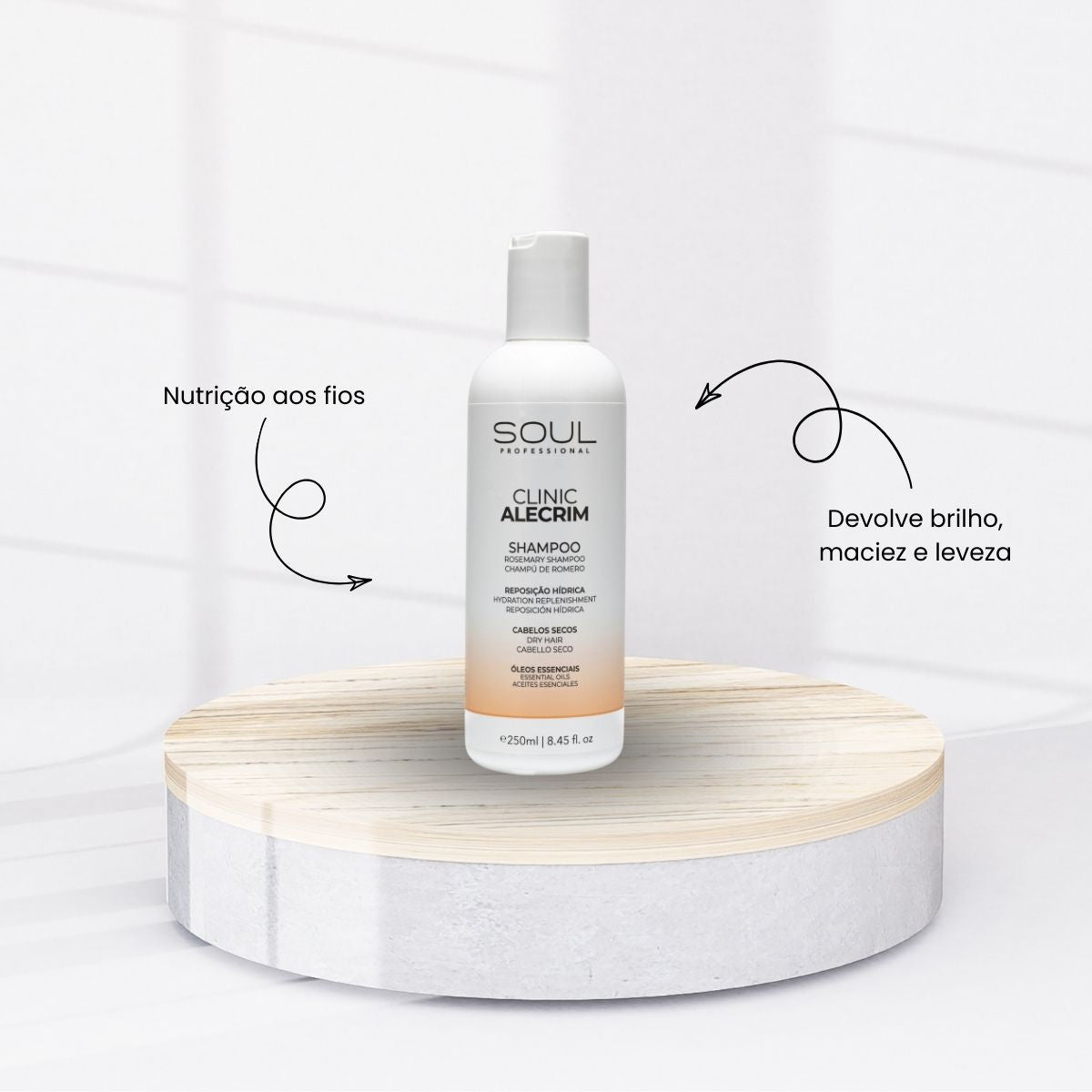 Shampoo Soul Clinic Oleos Essenciais Alecrim 240 ml