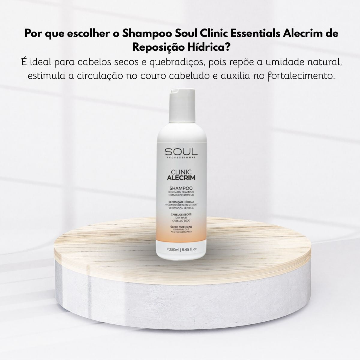 Shampoo Soul Clinic Oleos Essenciais Alecrim 240 ml