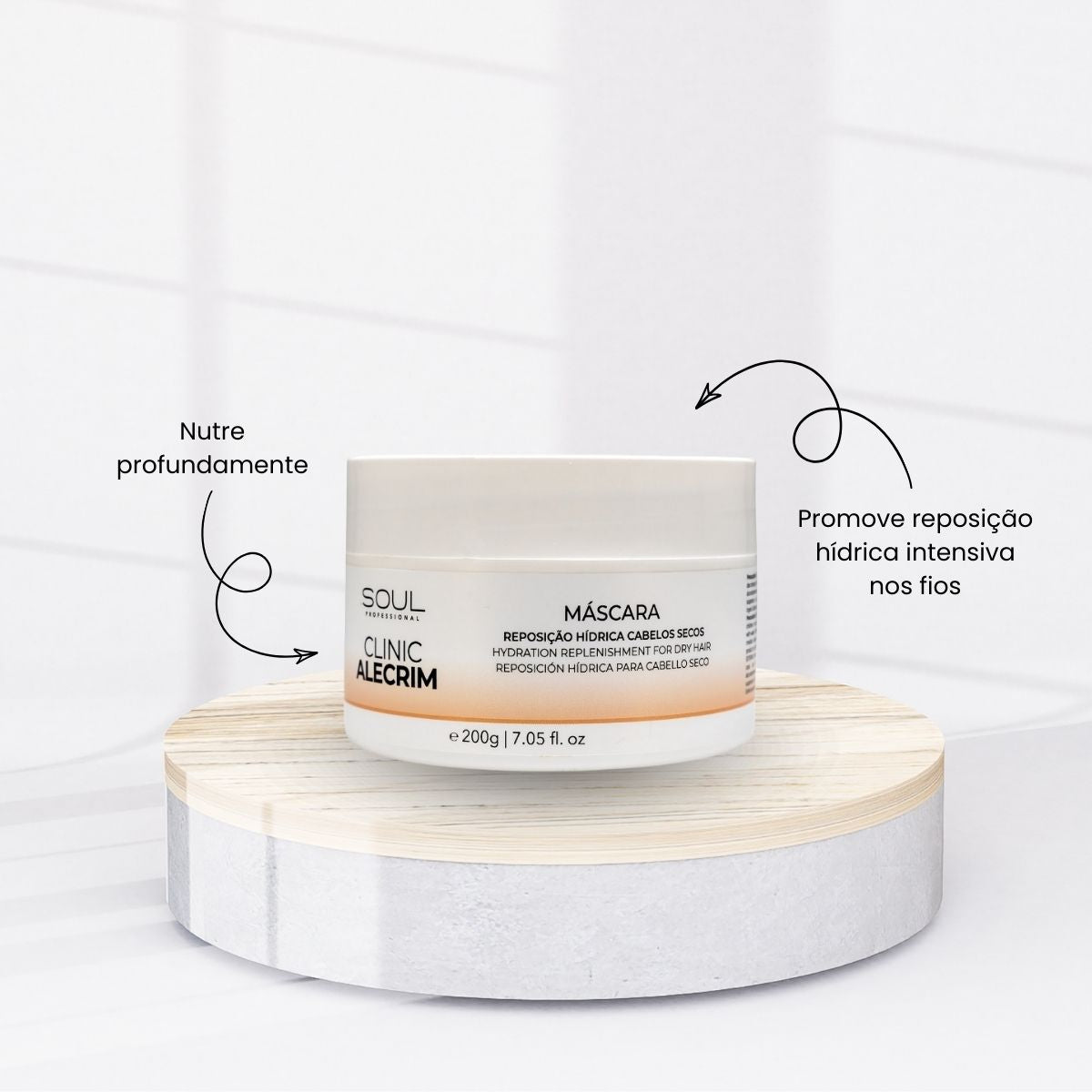 Máscara Soul Clinic Oleos Essenciais Alecrim 200 g