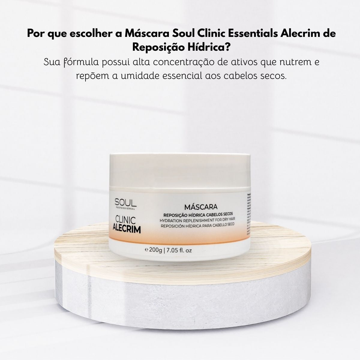 Máscara Soul Clinic Oleos Essenciais Alecrim 200 g