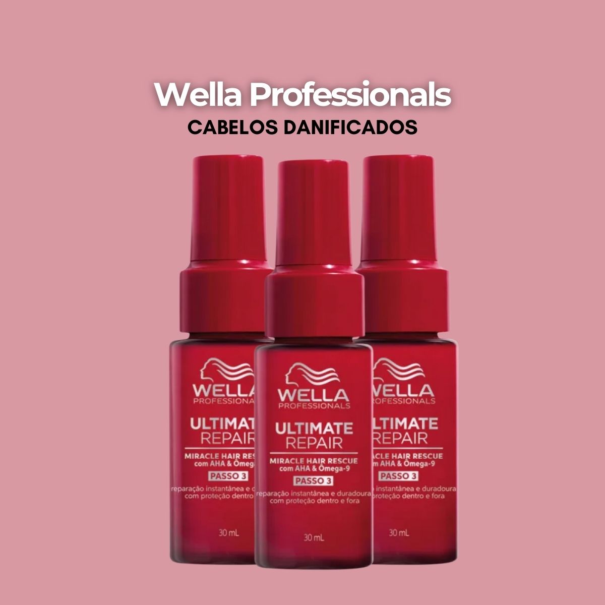 Kit Wella Ultimate Repair 3 Leave-in 30 ml