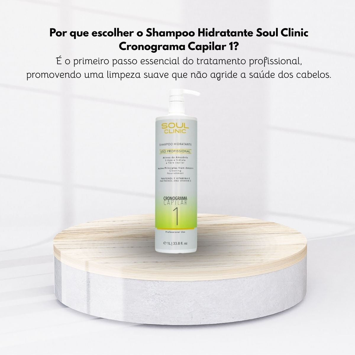 Shampoo Soul Clinic Cronograma Capilar Hidratante 1 Litro