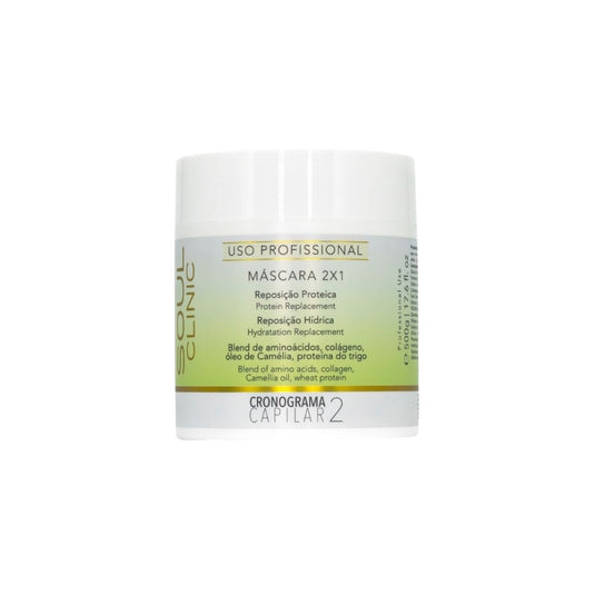 Máscara Soul Clinic Reposição Proteica 2 x 1 500 g
