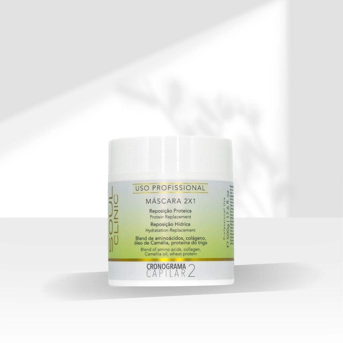 Máscara Soul Clinic Reposição Proteica 2 x 1 500 g