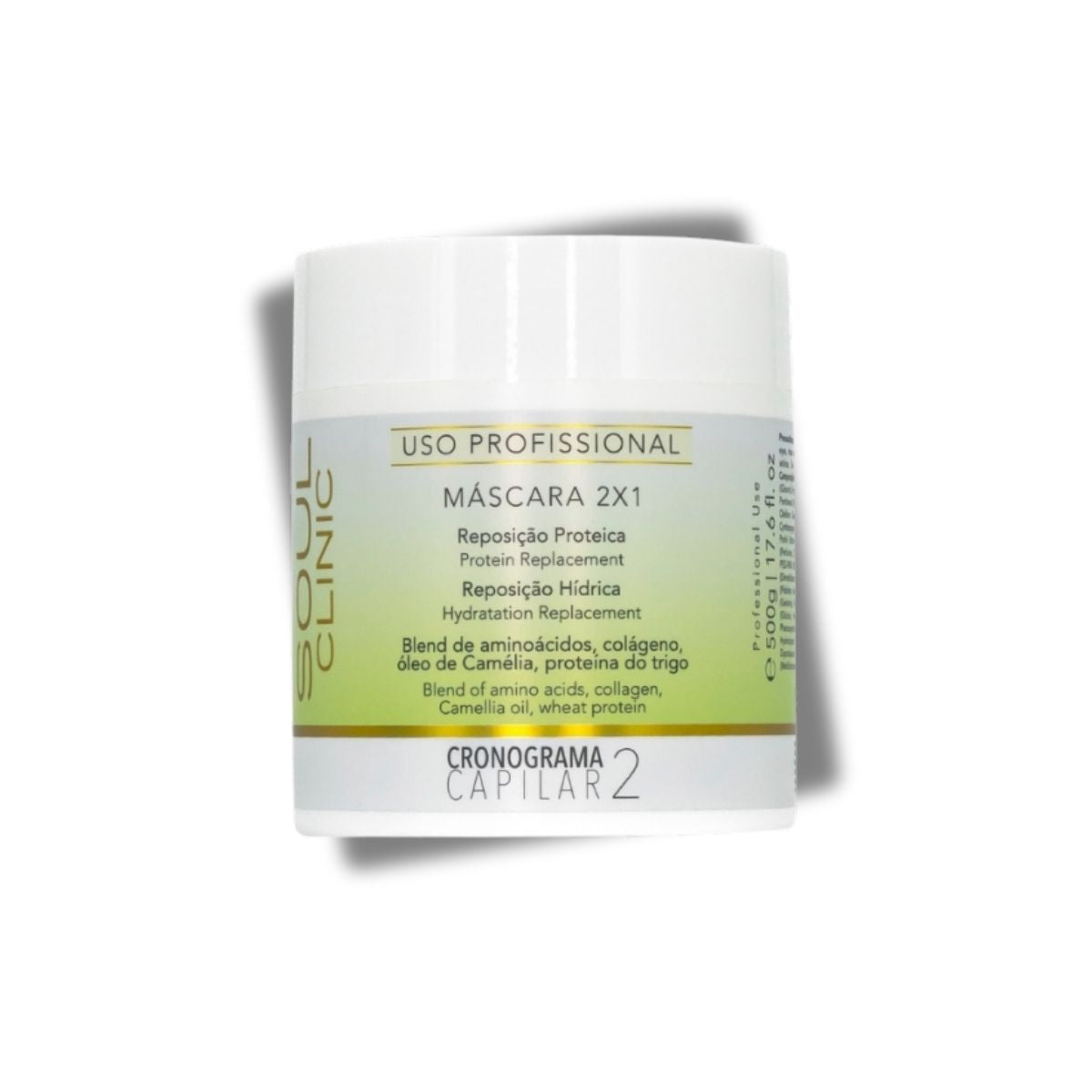 Máscara Soul Clinic Reposição Proteica 2 x 1 500 g