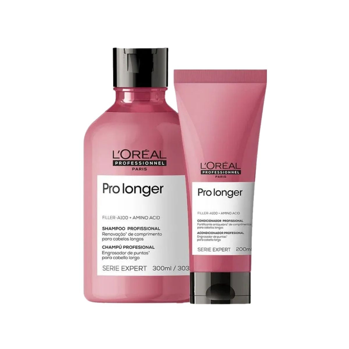 Kit Loreal Serie Expert Pro Longer Shampoo 300 ml e Condicionador 200 ml