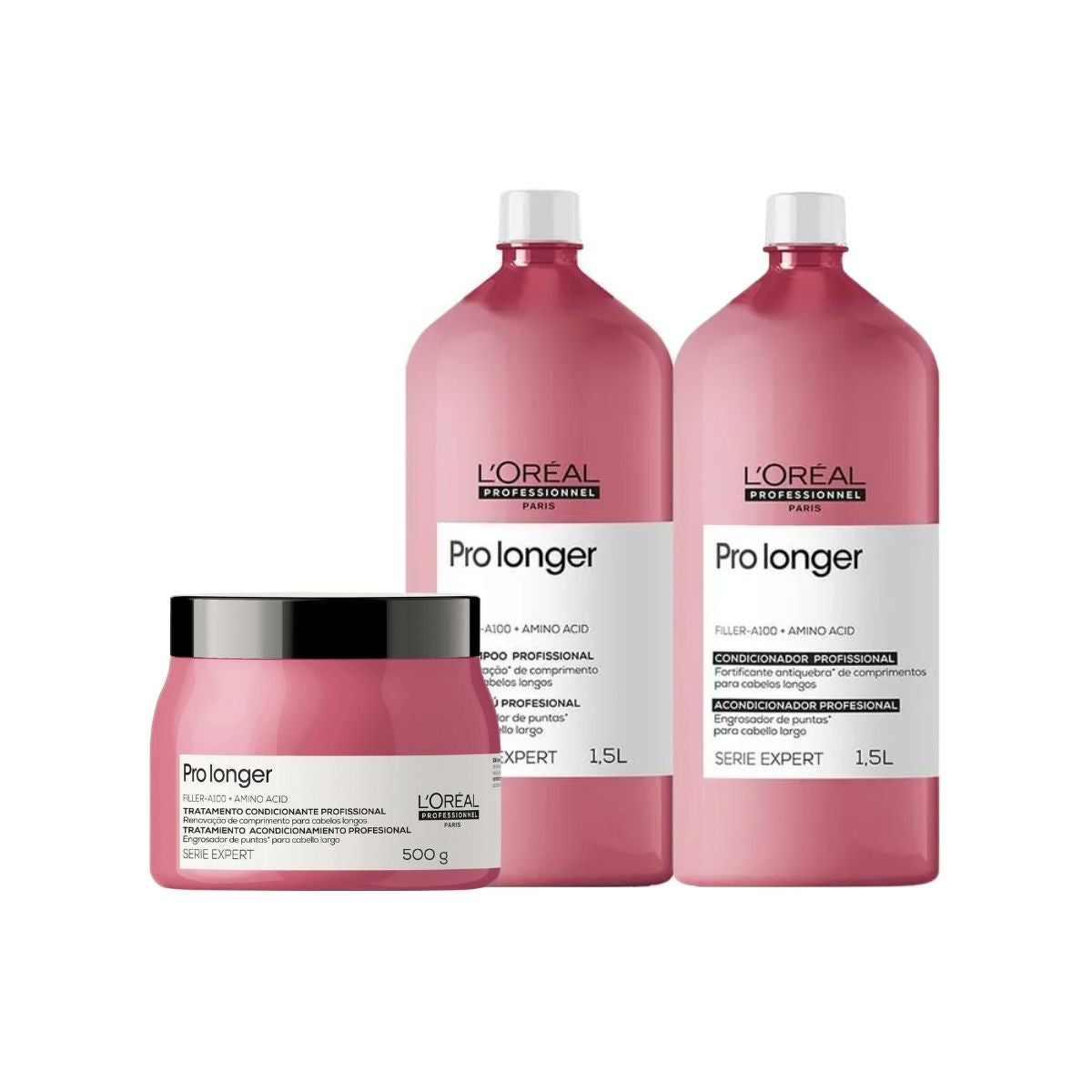 Kit Loreal Serie Expert Pro Longer Salão (3 Produtos)