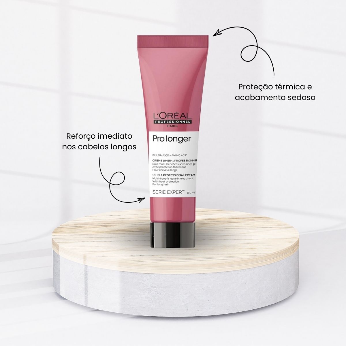 kit Loreal Pro Longer Preenchimento de Pontas (3 Produtos)