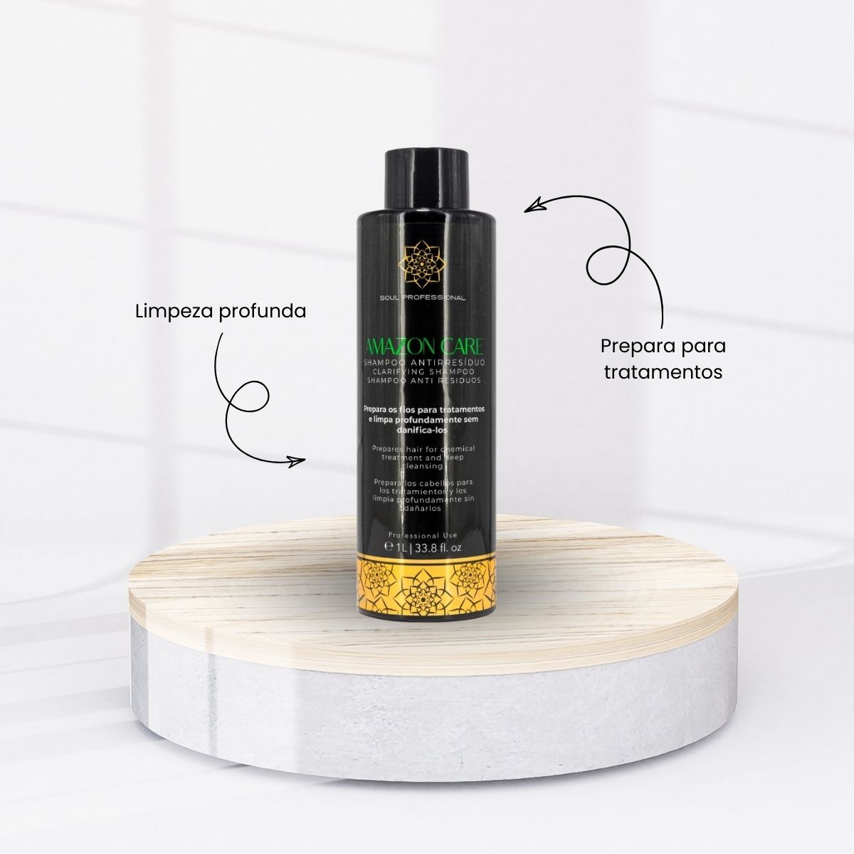 Shampoo Antirresíduo Soul Amazon Care Clarifying 1 Litro