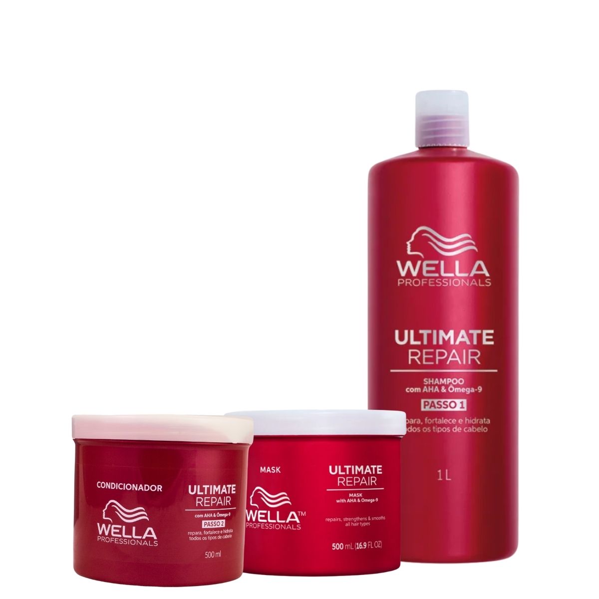 Kit Wella Ultimate Repair Salão (3 Produtos)