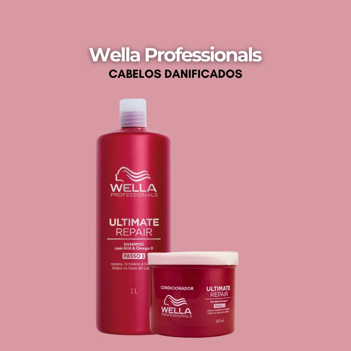 Kit Wella Ultimate Repair Salão (2 Produtos)