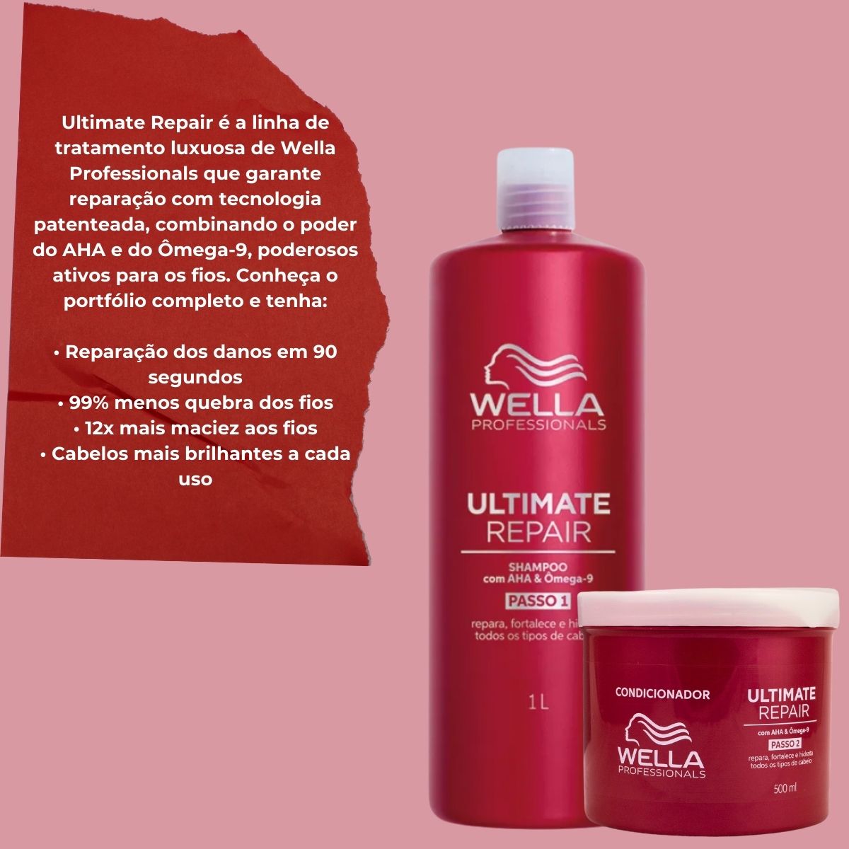 Kit Wella Ultimate Repair Salão (2 Produtos)