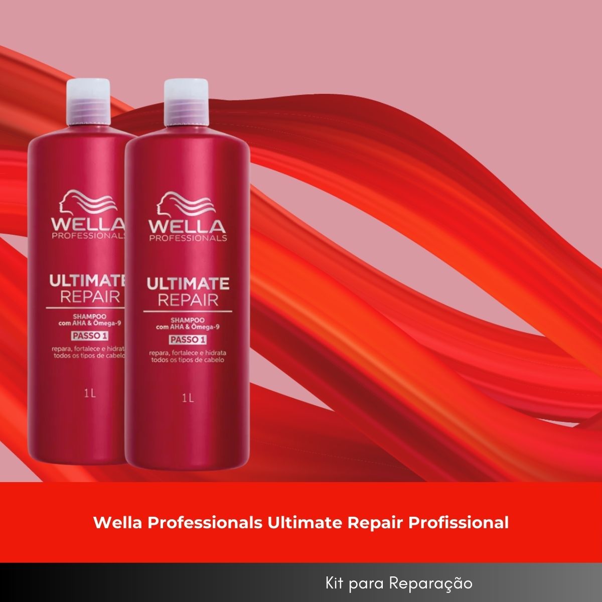 Kit Wella Ultimate Repair 2 Shampoo 1 Litro