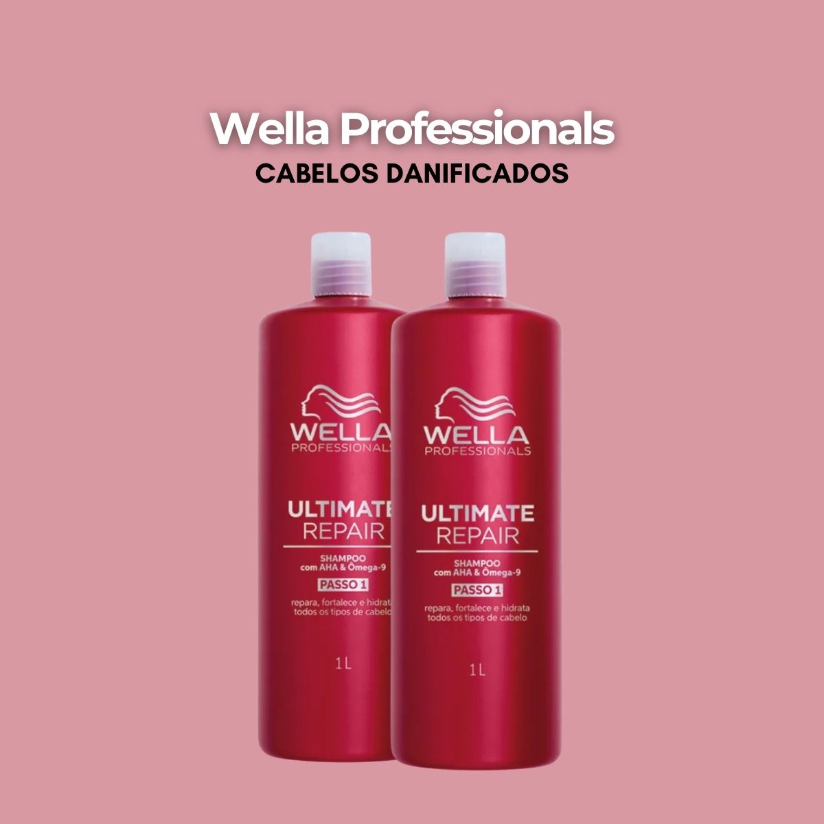 Kit Wella Ultimate Repair 2 Shampoo 1 Litro