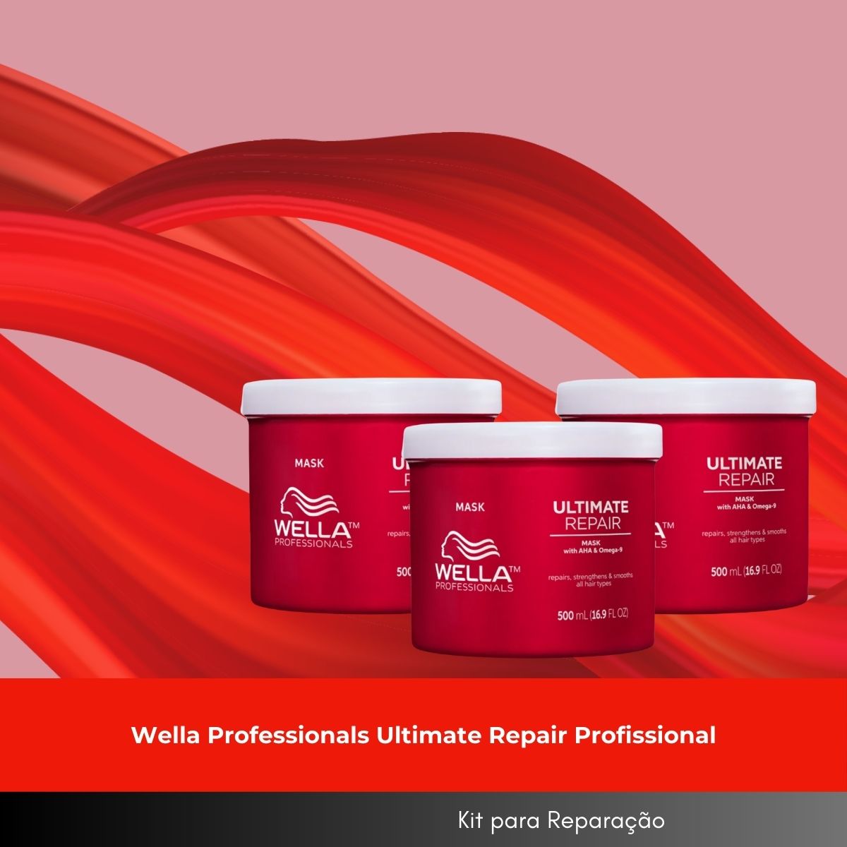 Kit Wella Ultimate Repair 3 Máscaras 500 ml