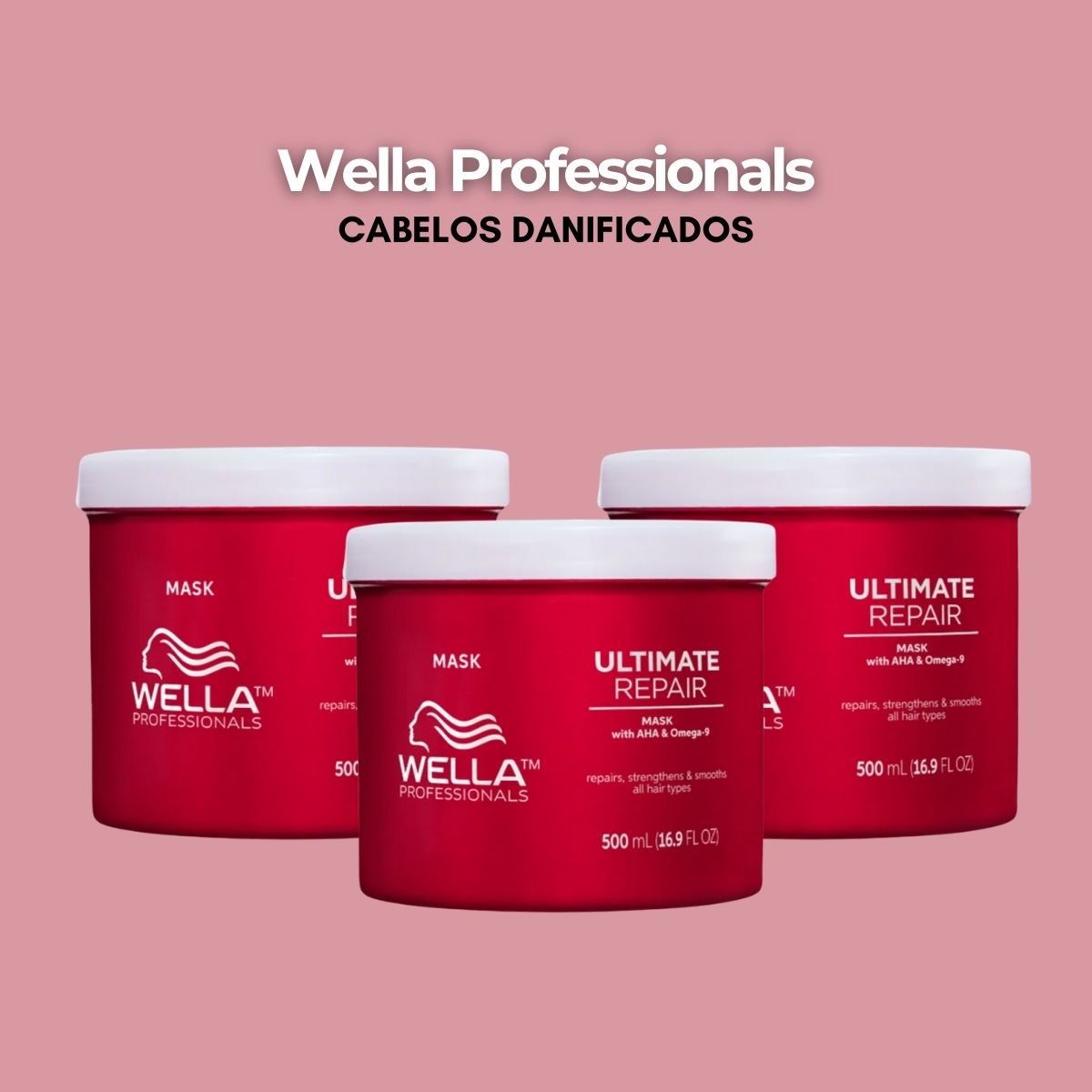 Kit Wella Ultimate Repair 3 Máscaras 500 ml
