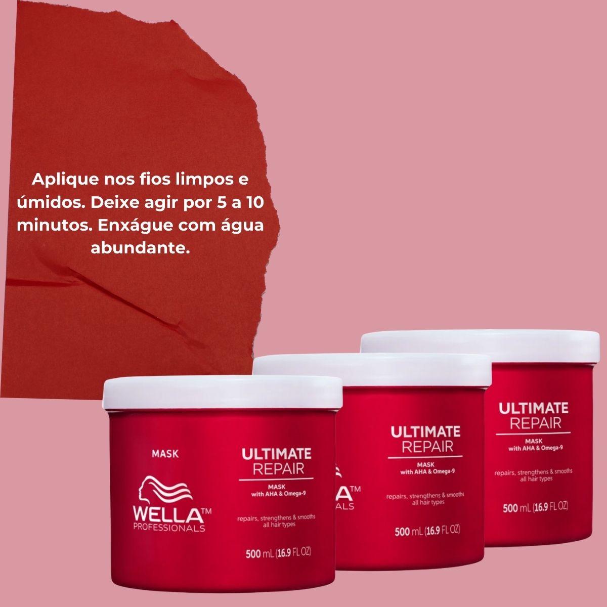Kit Wella Ultimate Repair 3 Máscaras 500 ml