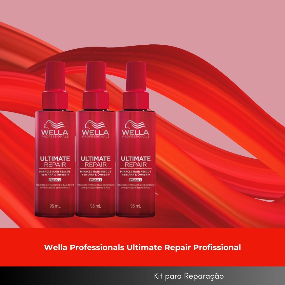 Kit Wella Ultimate Repair 3 Leave-In 95 ml