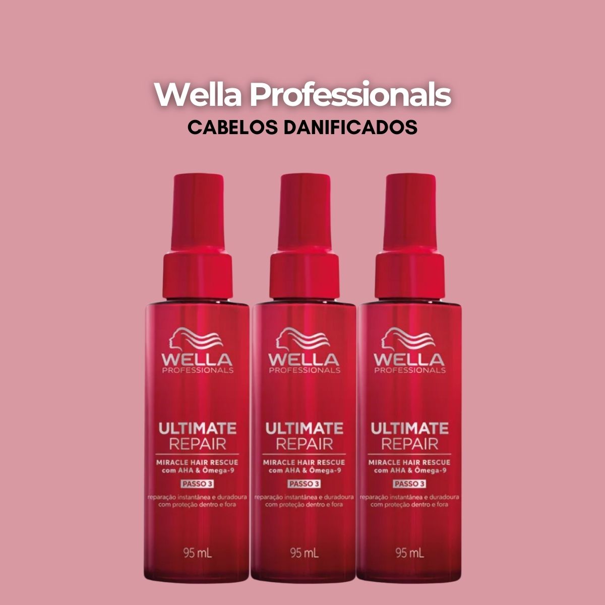 Kit Wella Ultimate Repair 3 Leave-In 95 ml