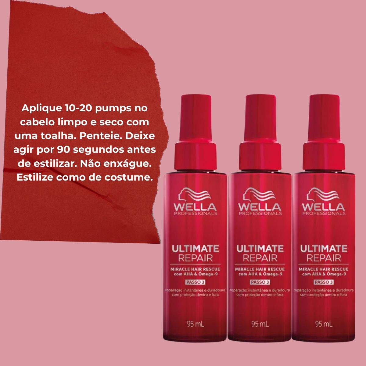 Kit Wella Ultimate Repair 3 Leave-In 95 ml