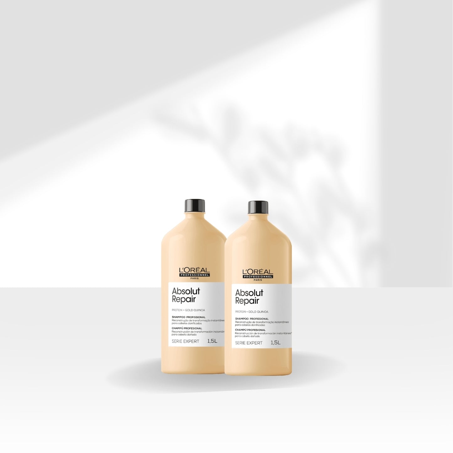 Kit Loreal Absolut Repair Gold Quinoa 2 Shampoo 1,5L