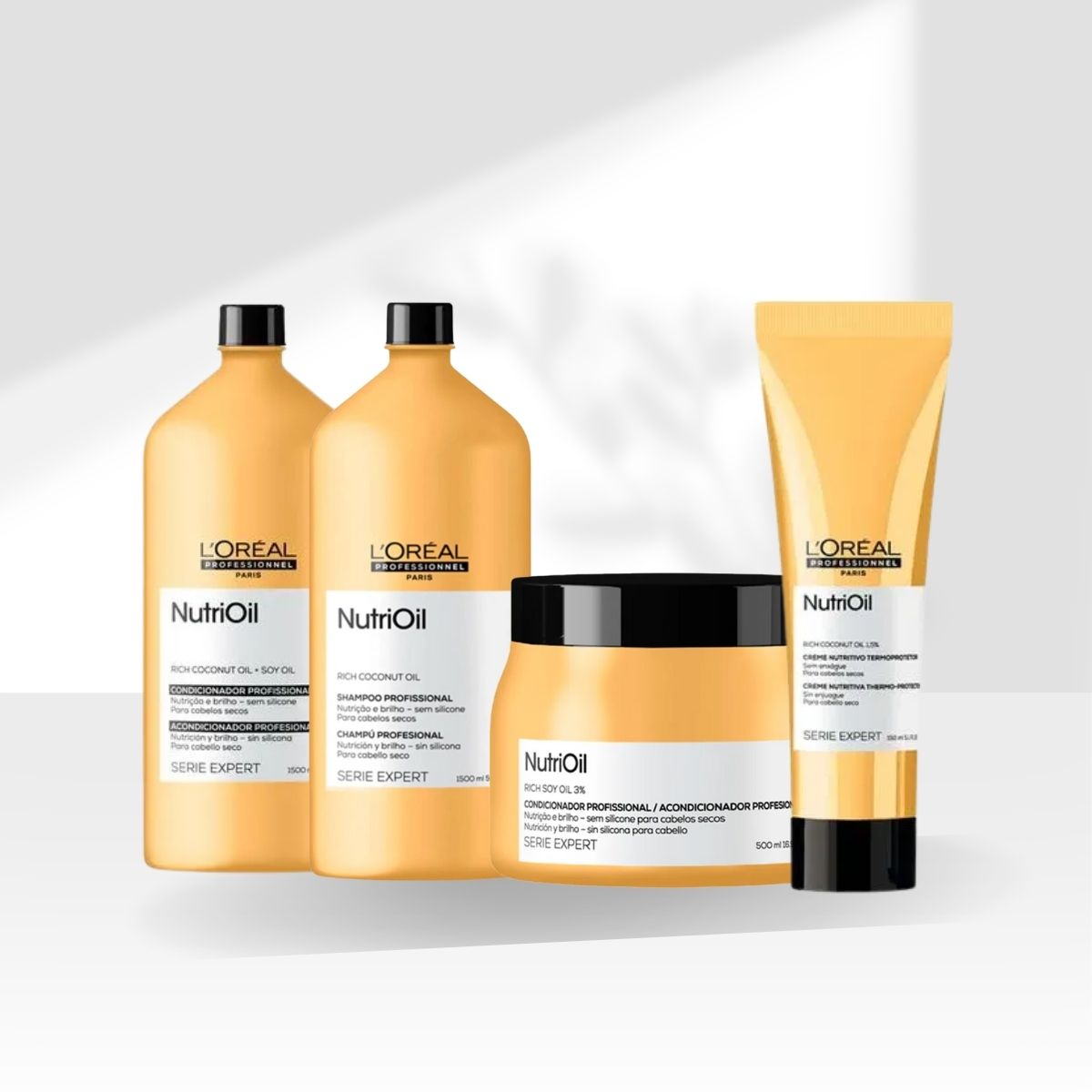 Kit Loreal NutriOil Salão (4 Produtos)