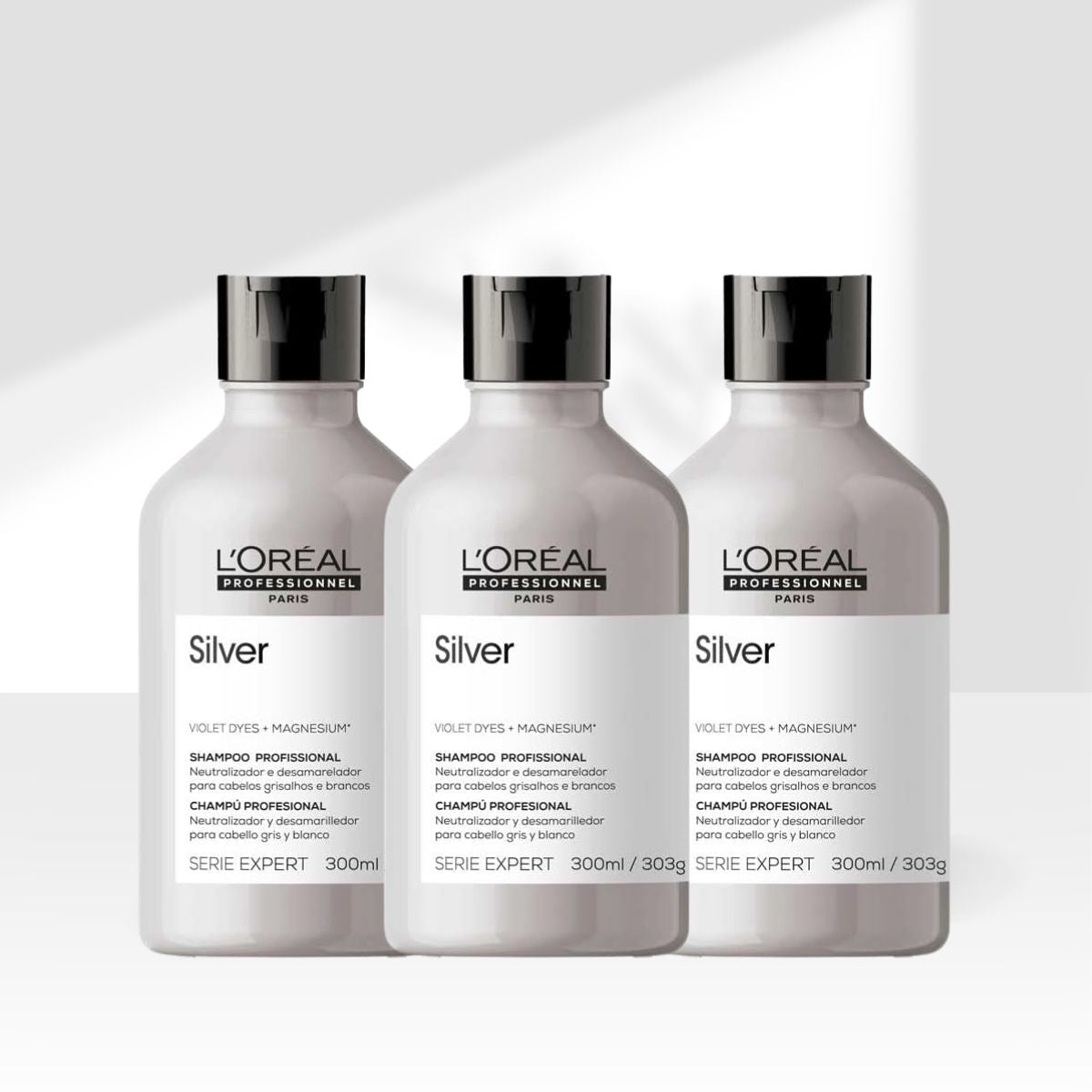 Kit Loreal Silver 3 Shampoo 300 ml